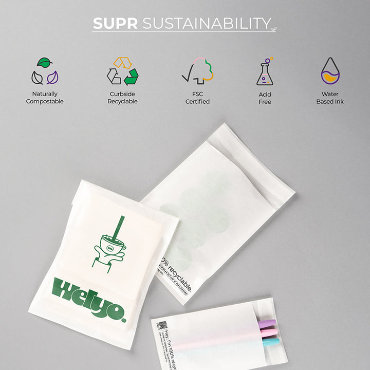 Custom Glassine Bags For Ecological Packaging