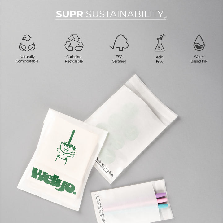 Custom Glassine Bags For Ecological Packaging
