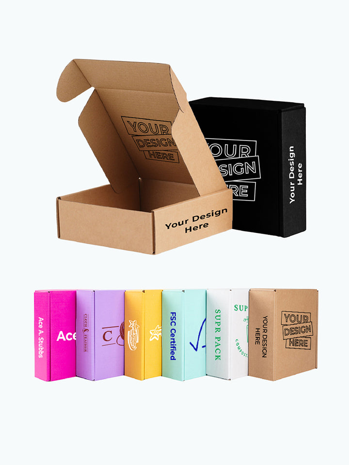 Custom Boxes- Two Side Printing for Sustainable Packaging, MOQ- 100!