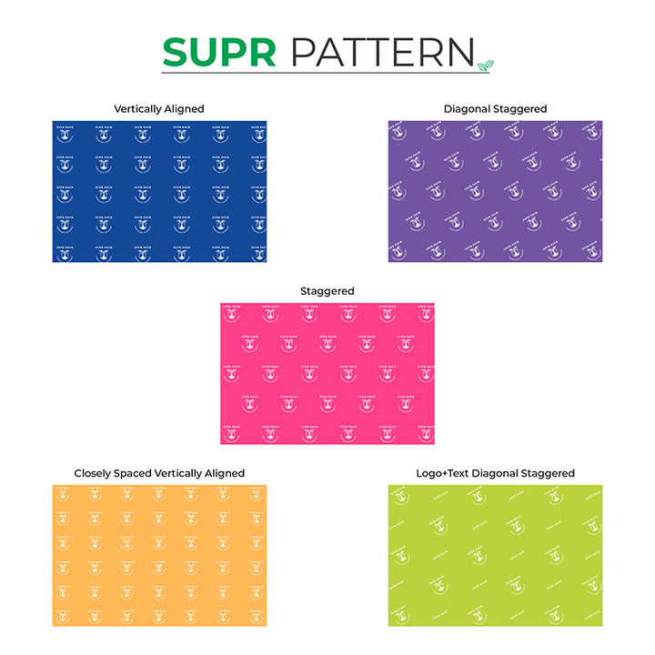 Custom Tissue Paper with Full Background printing. Logo/Pattern Design.