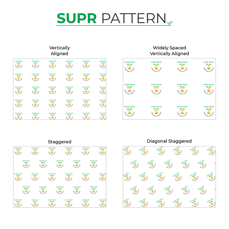Custom Multi-coloured Tissue Paper With Custom Stickers