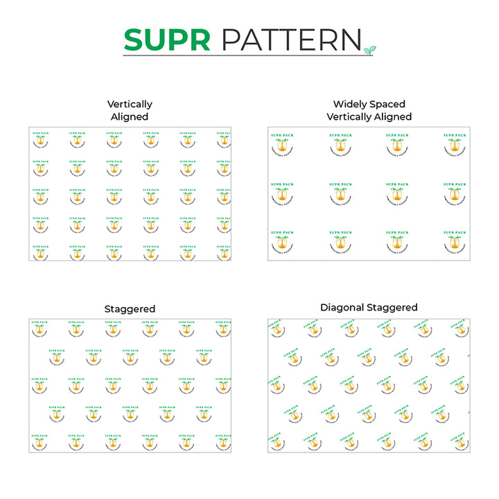Custom Multi-coloured Tissue Paper With Custom Stickers