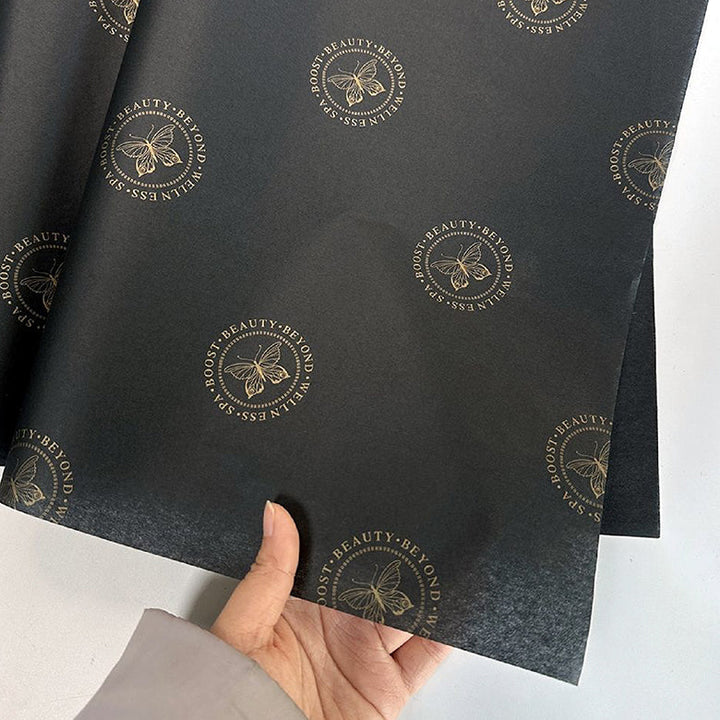 Custom Tissue Paper with Metallic Printing | Luxury Gift &amp; Brand Packaging