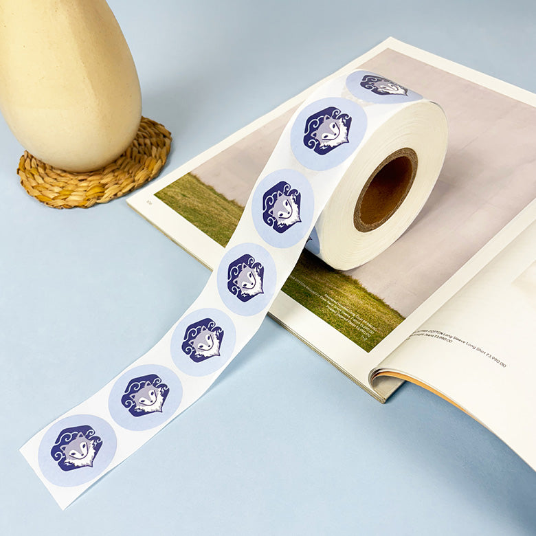 Custom Printed Stickers Roll for Eco-Friendly & Sustainable Packaging