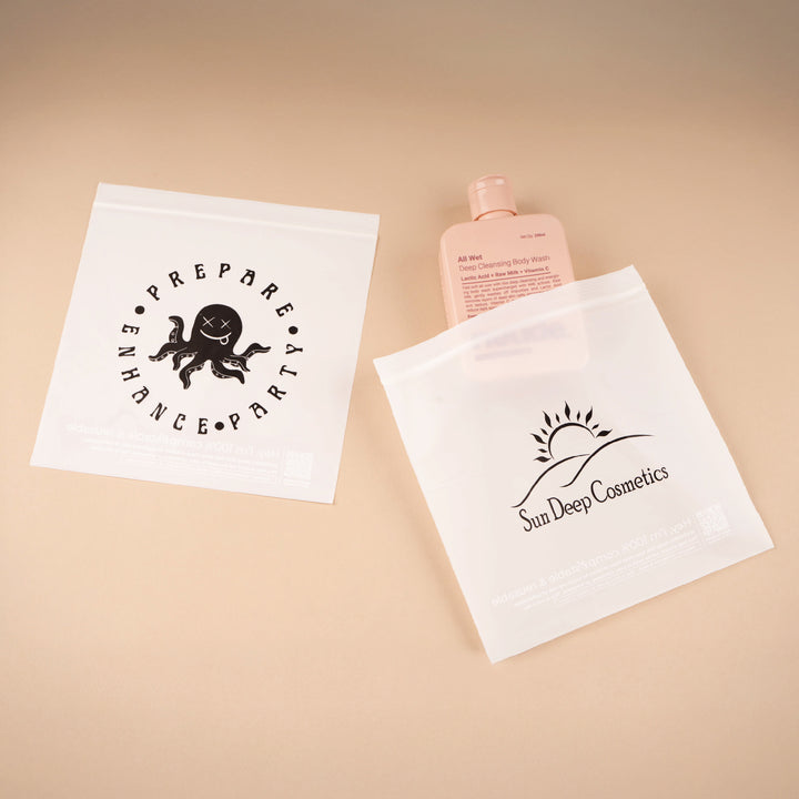 Custom Zip Lock Bags. Compostable, Sustainable & Reusable