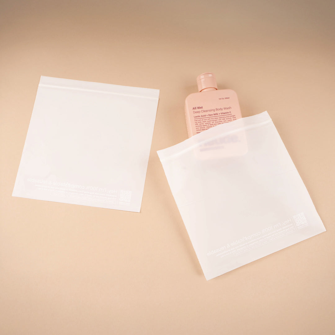 Compostable Zip Lock Bags for Eco-friendly & Leakproof Packaging