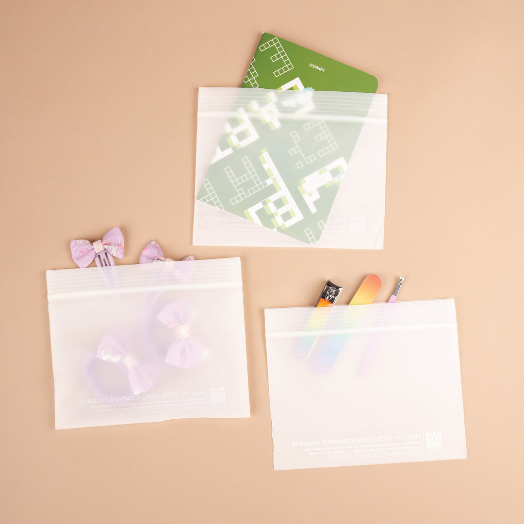 Compostable Zip Lock Bags for Eco-friendly & Leakproof Packaging