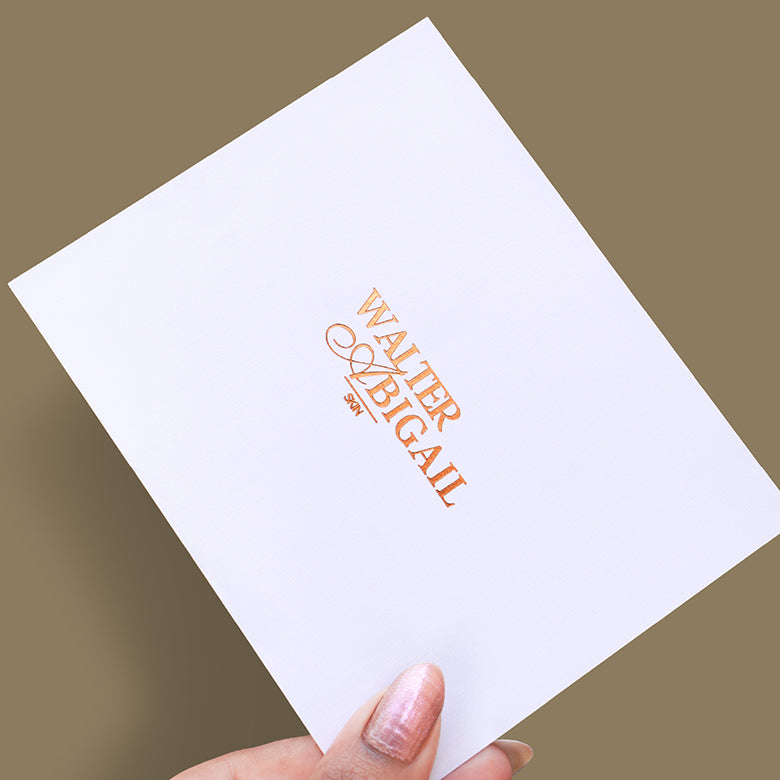 CUSTOM CARDS - ECO-FRIENDLY PREMIUM TEXTURED PAPER