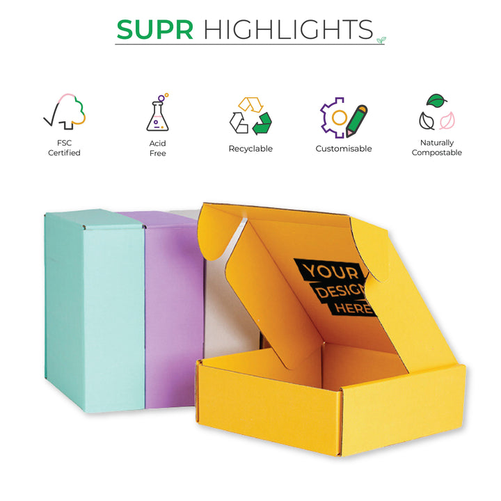 Fully-Customisable Mailer Boxes - MOQ - 500