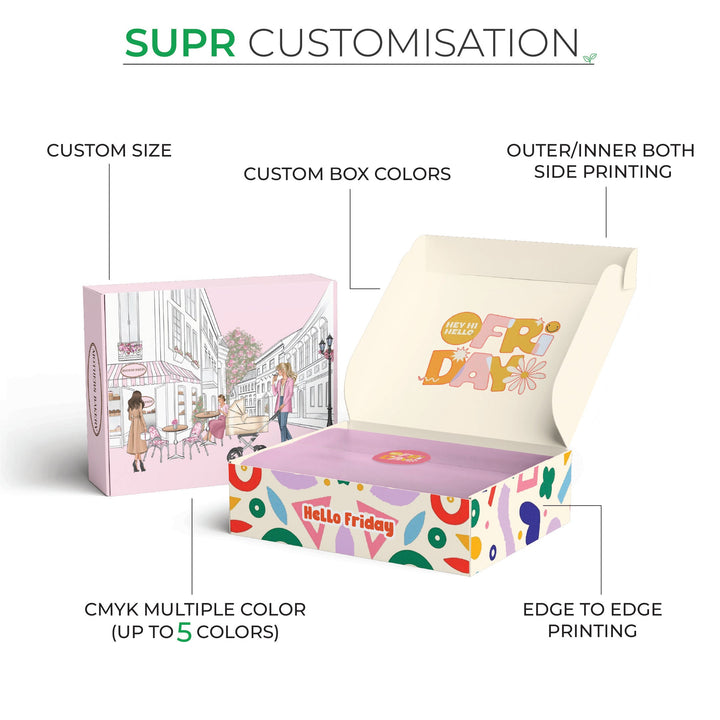 Fully-Customisable Mailer Boxes - MOQ - 500