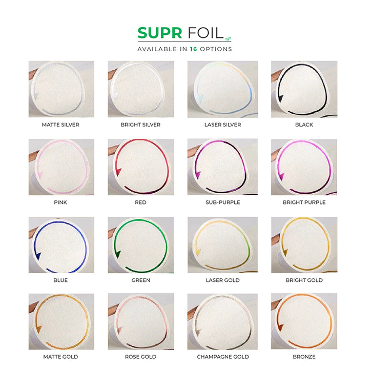 Custom embossed stickers & labels with print & foil