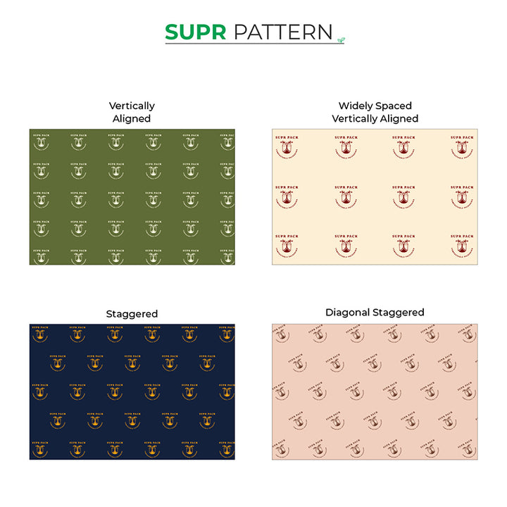 Acid Free Tissue with Custom Background and Logo/Pattern Color