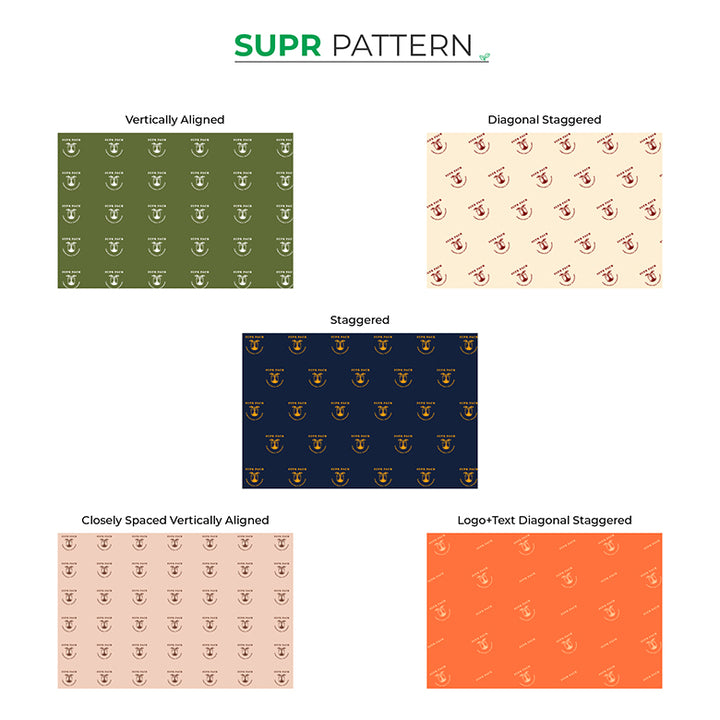 Acid Free Tissue with Custom Background and Logo/Pattern Color