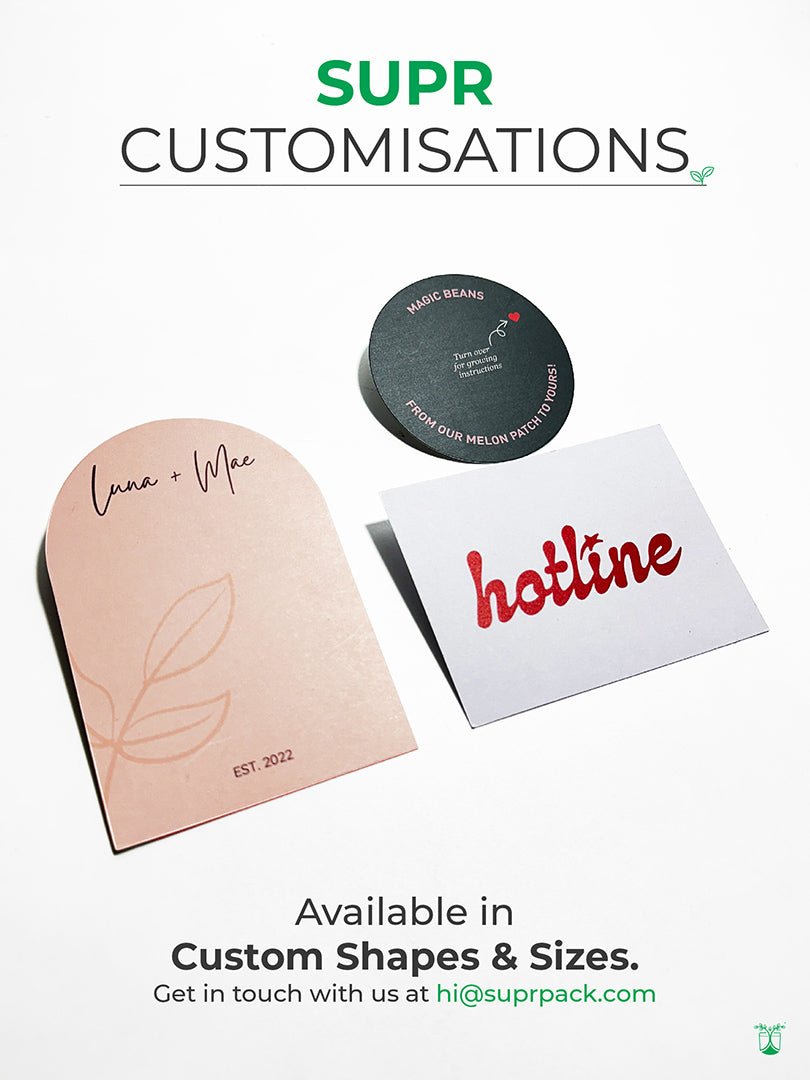 CUSTOM CARDS - ECO-FRIENDLY PREMIUM TEXTURED PAPER