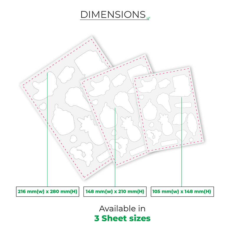 CUSTOM STICKER SHEETS WITH MULTIPLE DESIGNS