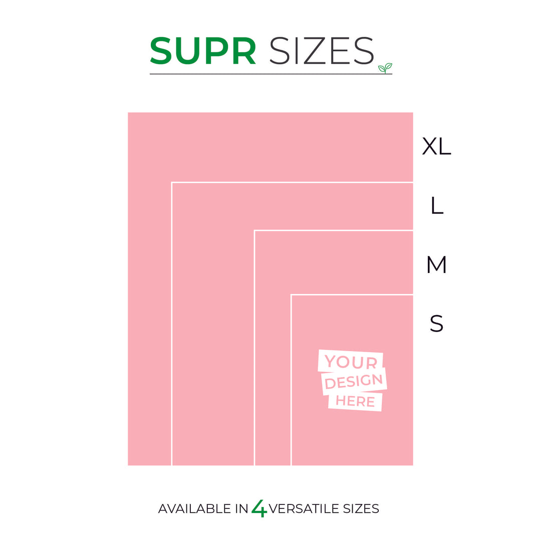Pink Custom Compostable Mailers with low minimums