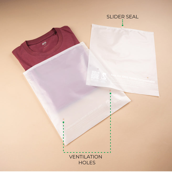 Custom Zip Lock Bags. Compostable, Sustainable & Reusable