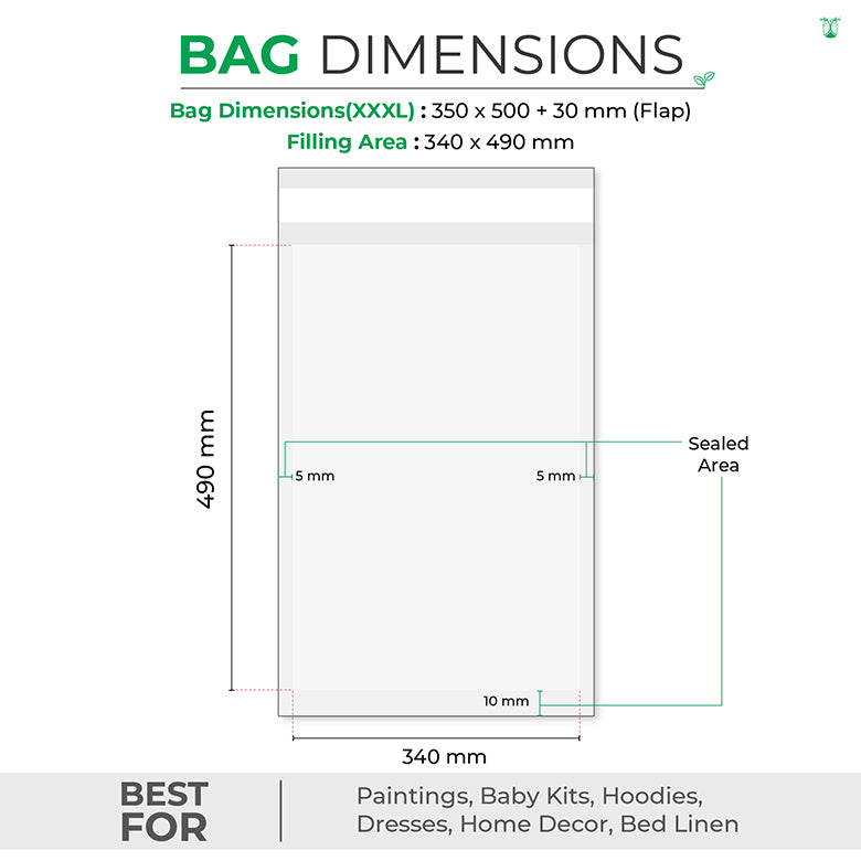 Glassine Bags For Sustainable Product Packaging In 8 Sizes.