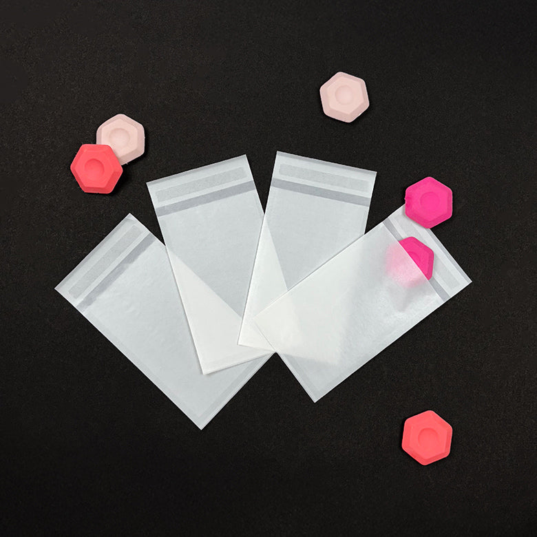 Glassine Bags For Sustainable Product Packaging In 8 Sizes.