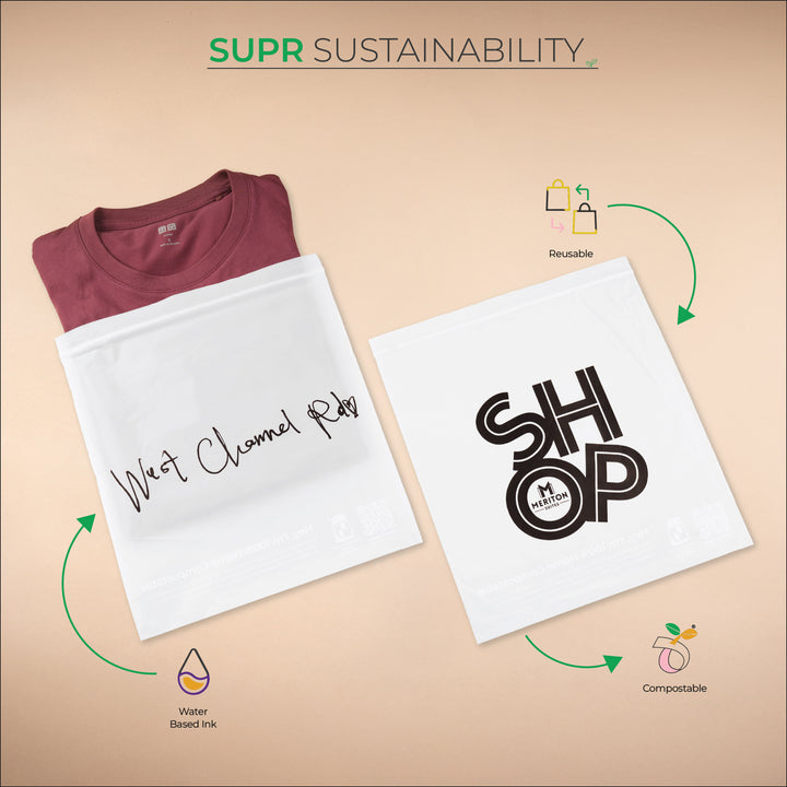 Custom Zip Lock Bags. Compostable, Sustainable & Reusable