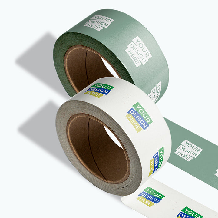 Custom Eco-friendly Self Adhesive Tape in Small Batches | MOQ- 5 Rolls