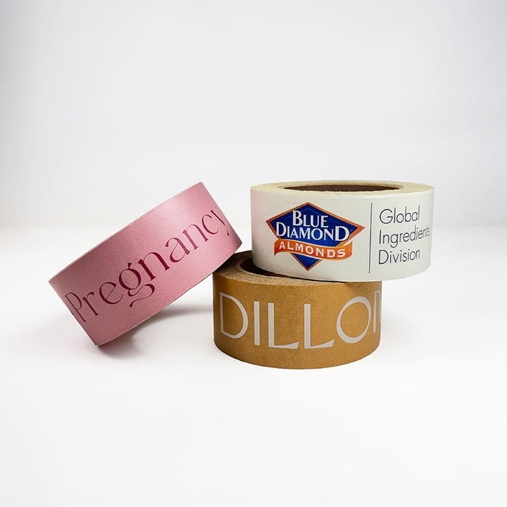 Custom Eco-friendly Self Adhesive Tape in Small Batches | MOQ- 5 Rolls