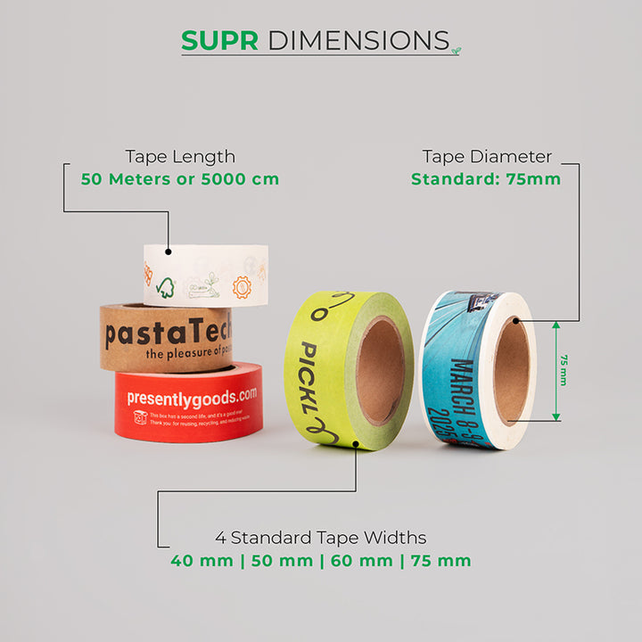Custom Eco-friendly Self Adhesive Kraft paper Tape
