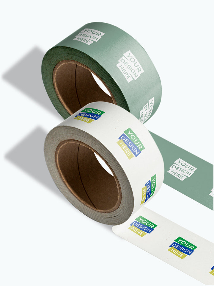 Custom Eco-friendly Self Adhesive Tape in Small Batches | MOQ- 5 Rolls
