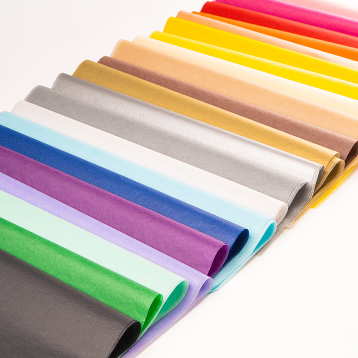 Colored Tissue Paper. Acid Free & Sustainable Wrapping Paper.