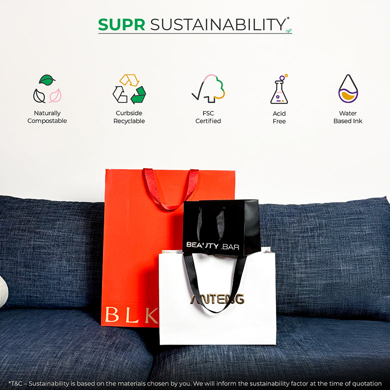 Luxe Shopping Bags | Fully Custom | Premium Paper Bags