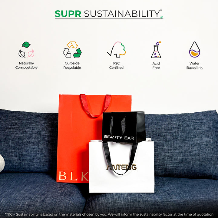 Luxe Shopping Bags | Fully Custom | Premium Paper Bags