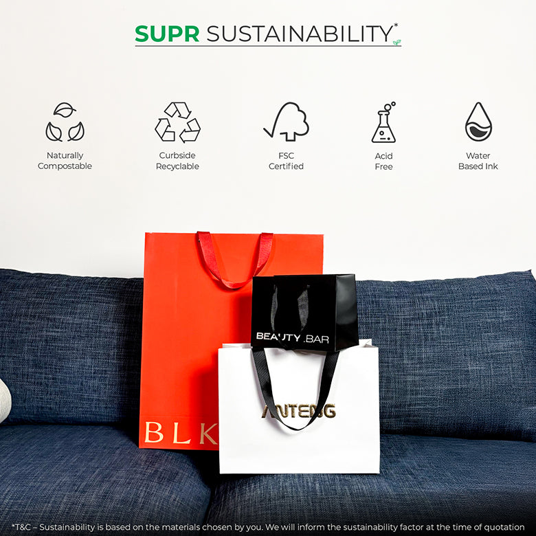 Luxe Shopping Bags | Fully Custom | Premium Paper Bags
