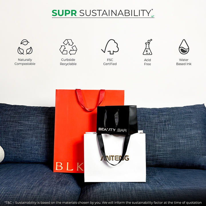 Luxe Shopping Bags | Fully Custom | Premium Paper Bags