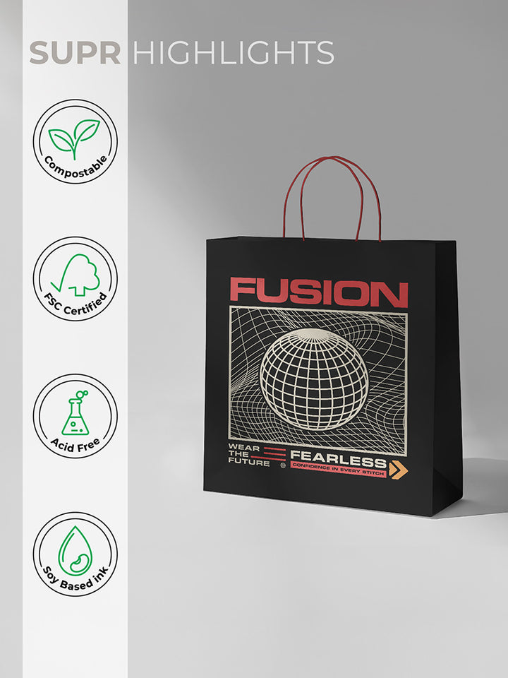 Custom Shopping Bags. CMYK printing. MOQ - 250