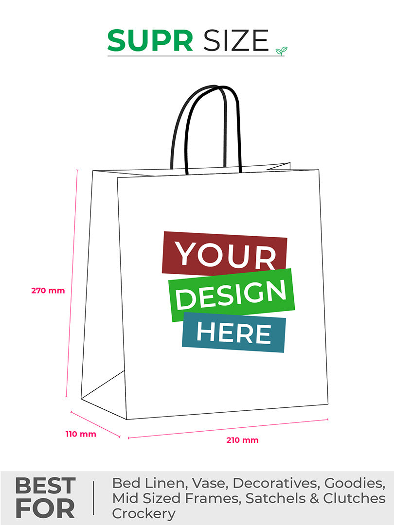 Custom Shopping Bags. CMYK printing. MOQ - 250