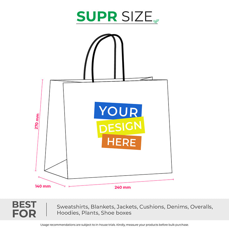 Custom Shopping Bags. CMYK printing & earth friendly