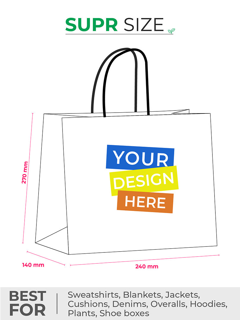 Custom Shopping Bags. CMYK printing. MOQ - 250