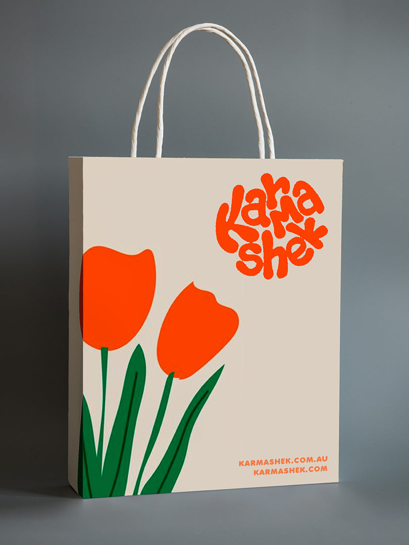 Custom Shopping Bags. CMYK printing. MOQ - 250