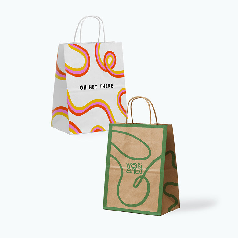 Custom Shopping Bags. CMYK printing & earth friendly