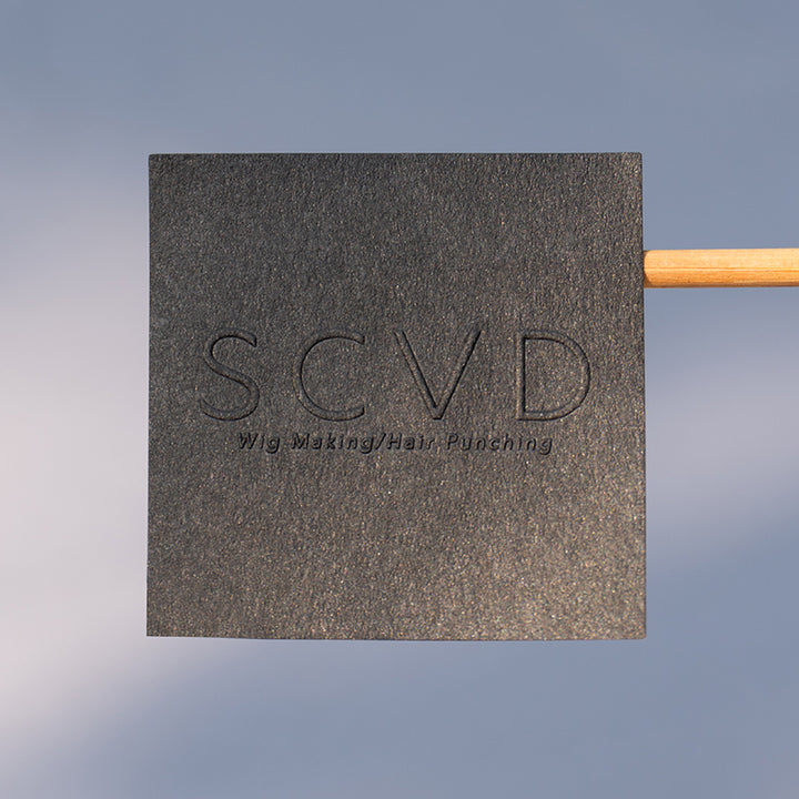 Custom printed embossed sticker with textured paper &amp; Foil