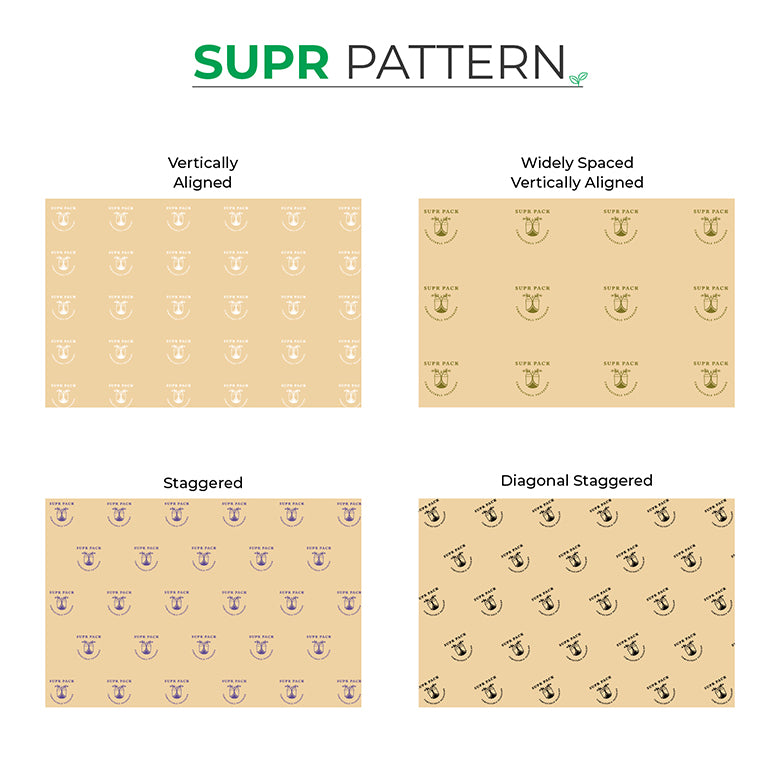 KRAFT CUSTOM TISSUE PAPER with Custom Stickers