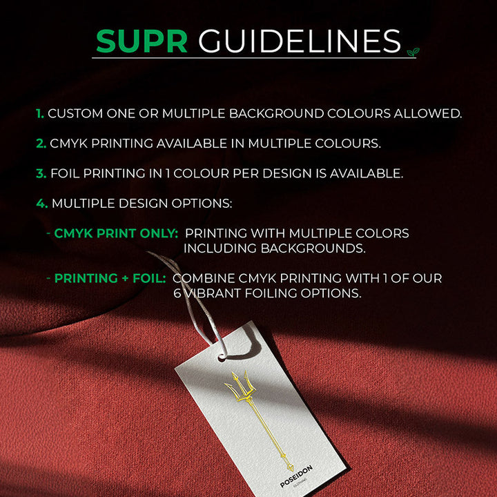 Custom Tags – Premium Textured Paper & Eco-friendly