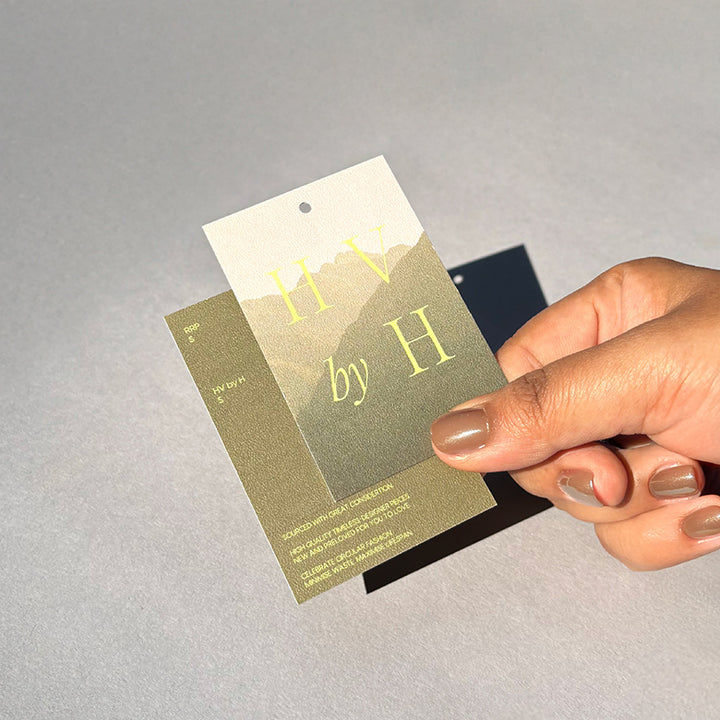 Custom Tags – Premium Textured Paper & Eco-friendly