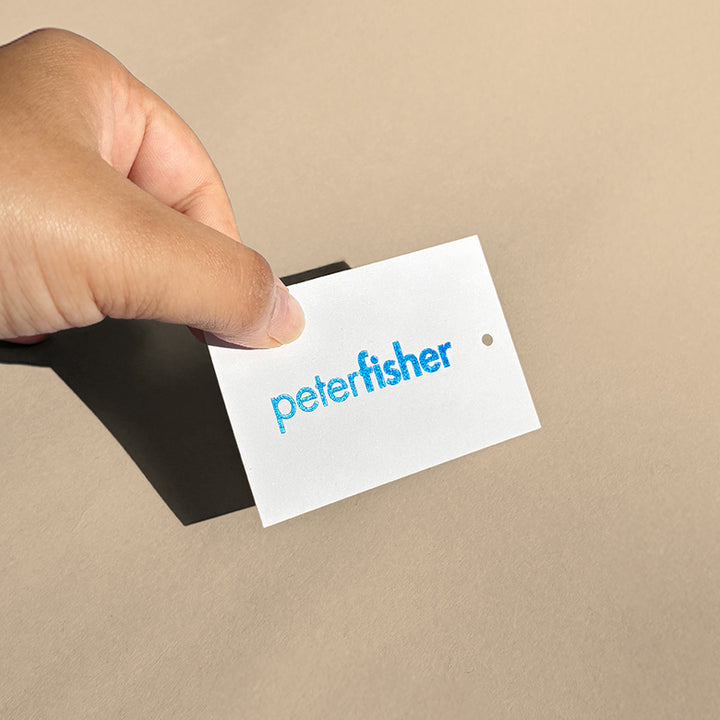 Custom Tags – Premium Textured Paper & Eco-friendly