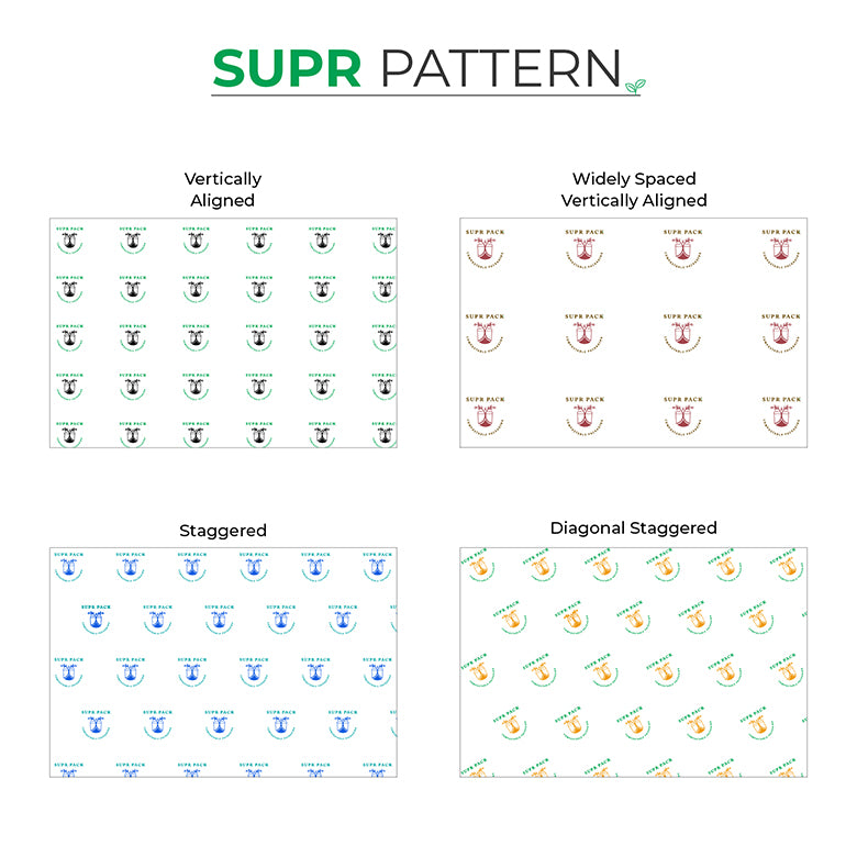 Custom Tissue Paper with your logo in 2 colors with Custom Stickers