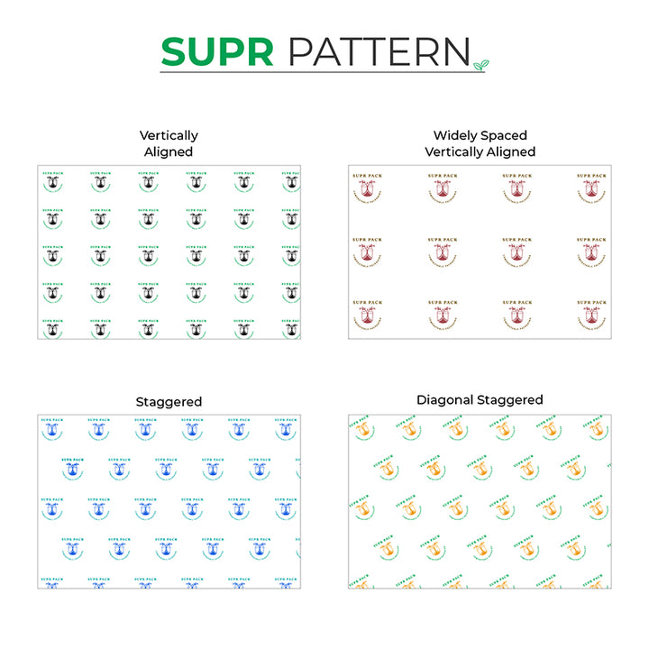 Custom Tissue Paper with your logo in 2 colors with Custom Stickers