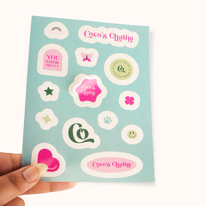 CUSTOM STICKER SHEETS WITH MULTIPLE DESIGNS
