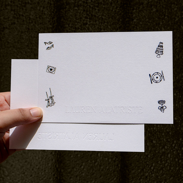 CUSTOM CARDS - ECO-FRIENDLY PREMIUM TEXTURED PAPER