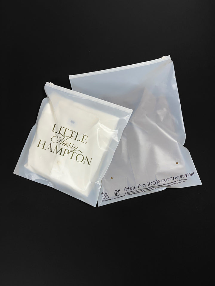 Custom Zip Lock Bags. Compostable, Sustainable & Reusable