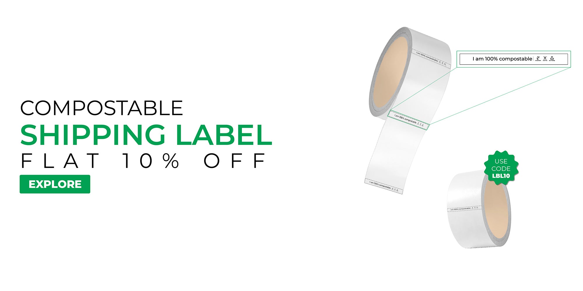 Compostable Shipping Label